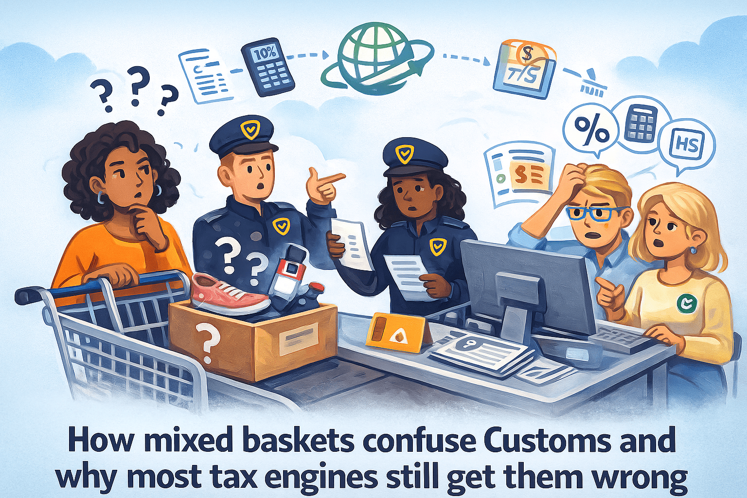 How mixed baskets confuse Customs and why most tax engines still get them wrong